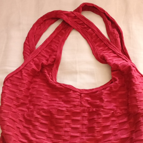 Shein red jumpsuit size 4 - Picture 3 of 5